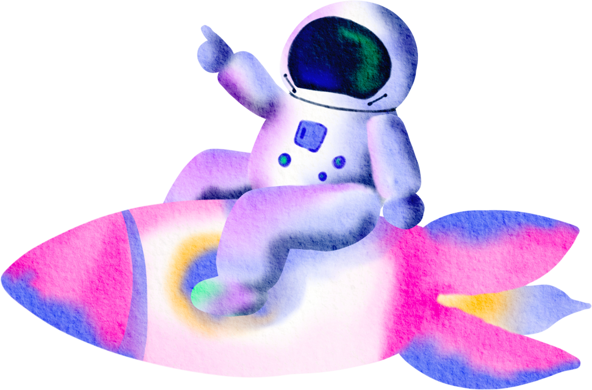 Space watercolor